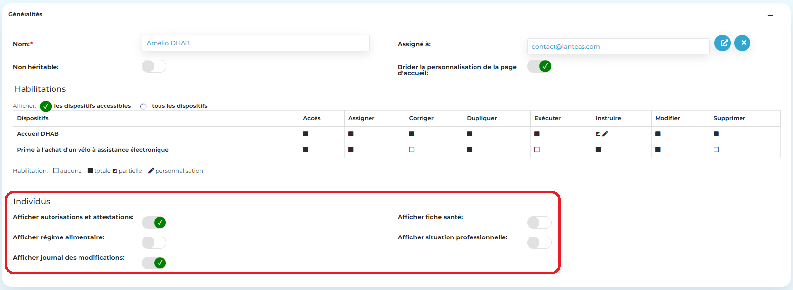 Minimisation des données sur les individus