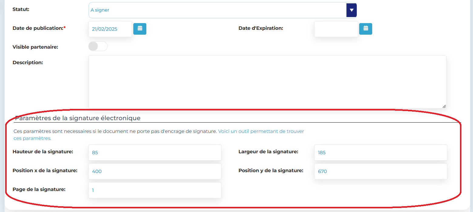 Signature électronique